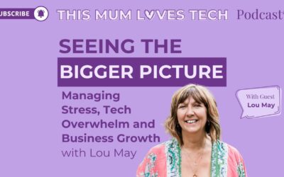 Episode 33: Seeing the Bigger Picture: Managing Stress, Tech Overwhelm and Business Growth with Lou May